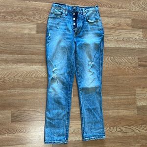 Lucky brand high rise mom jeans
